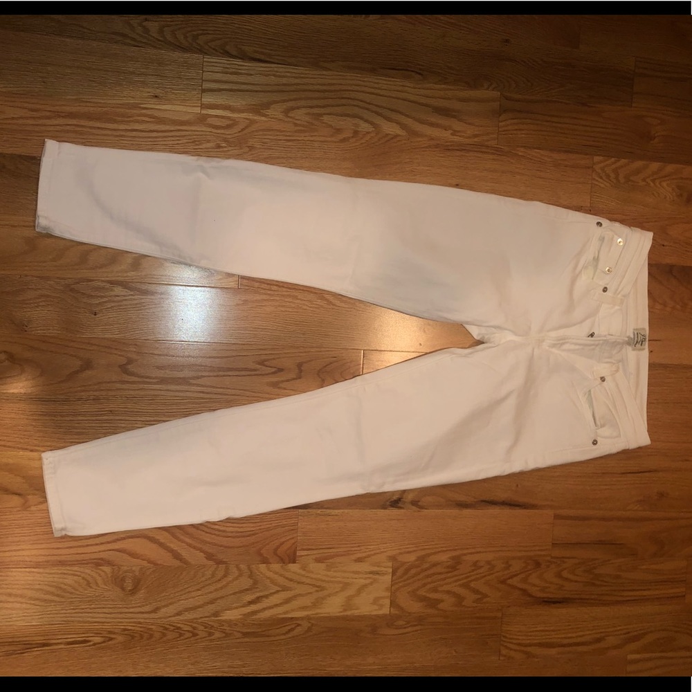 White J Crew skinny jeans